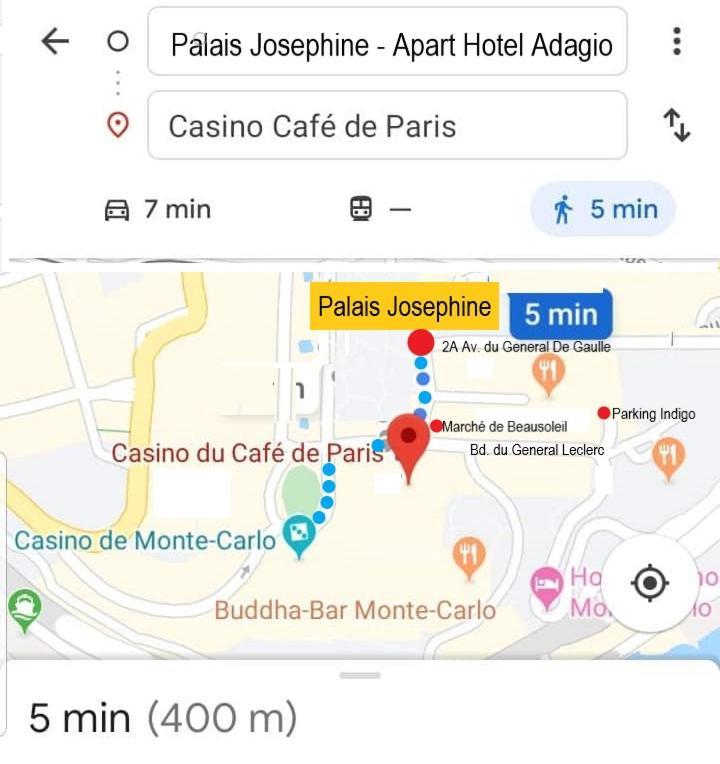 Monaco A 300M Du Casino - Grand Studio Avec Piscine Босолей Экстерьер фото